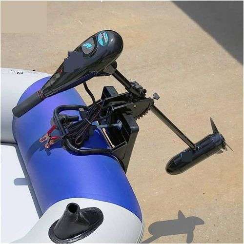 Military Grade Inflatable Dinghy Boat Fishing Boat +12V 60lb Electric Motor - 270 cm
