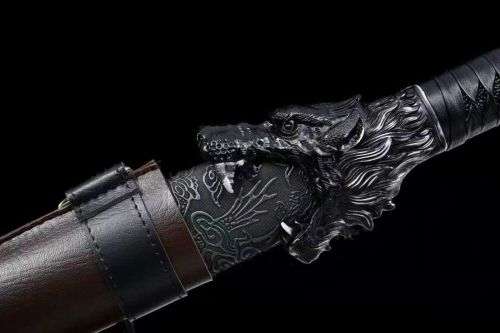TAKASHI Battle Ready Samurai Sword Katana Sword Hand Crafted - Black Amarok