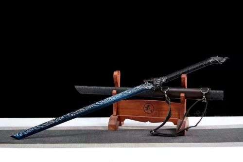 TAKASHI Battle Ready Samurai Sword Katana Sword Hand Crafted - Black Amarok
