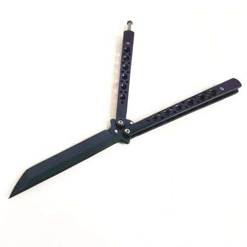 Butterfly Knife Balisong - Trainer Comb + EK06 Iridescent Batangas