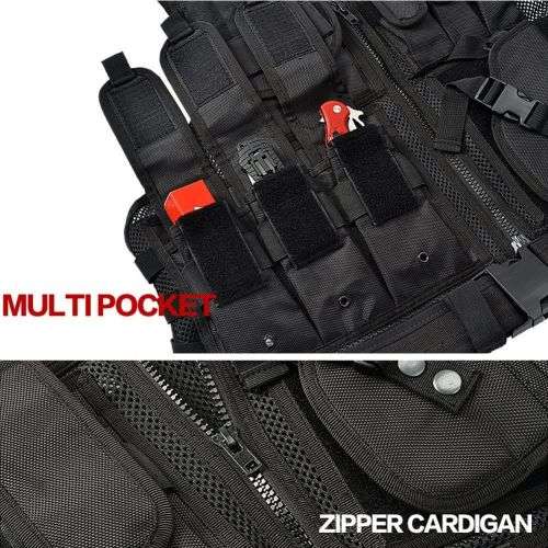 Tactical Outdoor Vest Black
