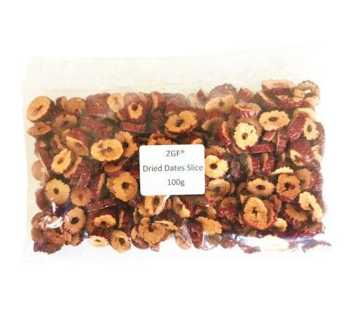 Dried Jujube (Red Chinese Dates) Slice For Cereal, Tea, Salad - 100 g