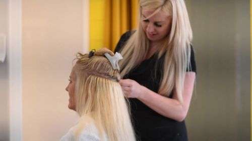 Hair Weaves Extensions - Sew In Weft -100% Human Hair - #613 Blonde +-100g - 18
