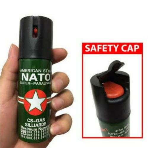 2.5 Mil Volt Stun Gun USB Charge Cheetah Stun Gun + Pepper Spray