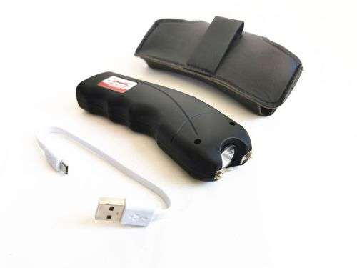 2.5 Mil Volt Stun Gun USB Charge Cheetah Stun Gun + Pepper Spray