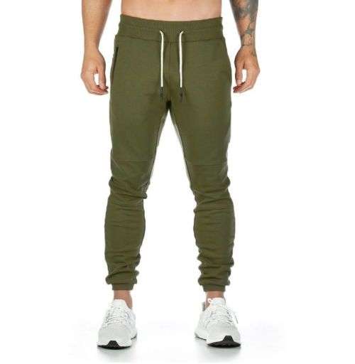APEY Joggers For Men Stretchy Slim Fit Tracksuit Pants Sweatpants For Men - Green - XL