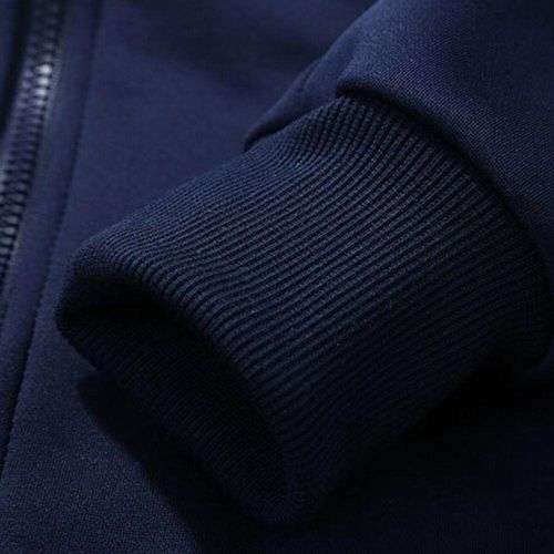 APEY Tracksuits For Men & Women Slim Fit Men`s Jacket & Sweat Pants - Navy - M