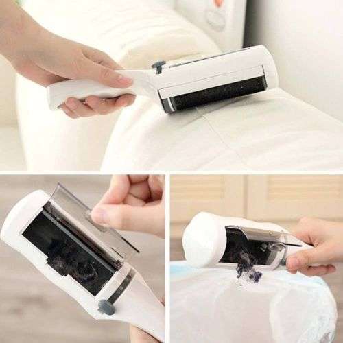Lint Roller Pet Hair Remover Reusable Dog Hair Scrubbing Brush - Pack Of 3