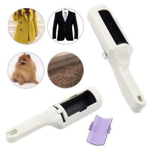 Lint Roller Pet Hair Remover Reusable Dog Hair Scrubbing Brush - Pack Of 3