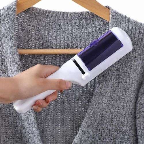 Lint Roller Pet Hair Remover Reusable Dog Hair Scrubbing Brush - Pack Of 2