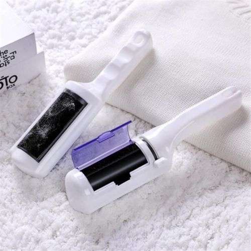 Lint Roller Pet Hair Remover Reusable Dog Hair Scrubbing Brush - Pack Of 2