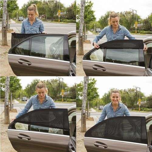 Car Window Shade Sock Visor Slip On Car Side Window Sox - M
