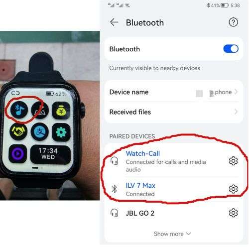 Wearfit Pro Series 7 Smart Watch Fitness Tracker Voice Call Enabled