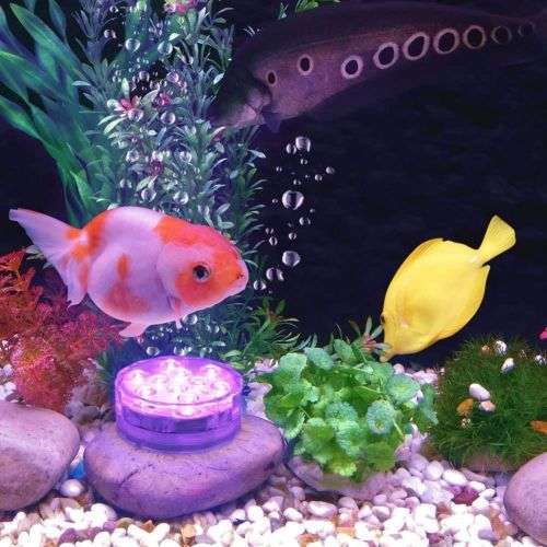 Remote Control Waterproof Submersible LED Light with Timer Function
