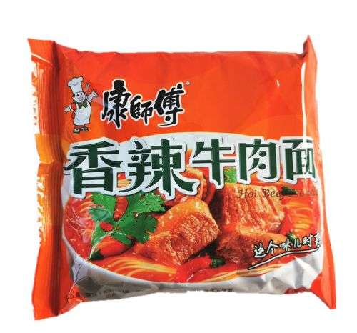 Ramen Instant Noodle,1 Ramen Bowl - Melamine & 1 Alloy Chopsticks - Spicy Beef -  1000 g
