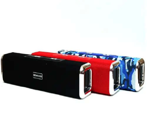 Booms Bass L8 Portable Wireless Bluetooth Speaker Sound Bar - Black
