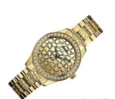 Diamante Croco Glam Gold Guess Watch (W0236L)