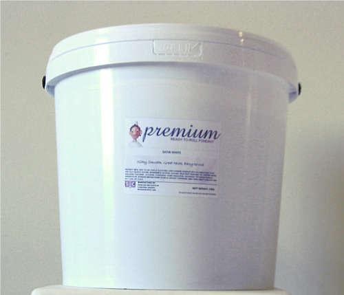 FONDANT 5KG SATIN WHITE # please contact for courier charges before placing order#