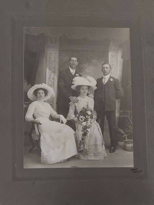 Late 1800s/early 1900s Cabinet Card Studio Photos