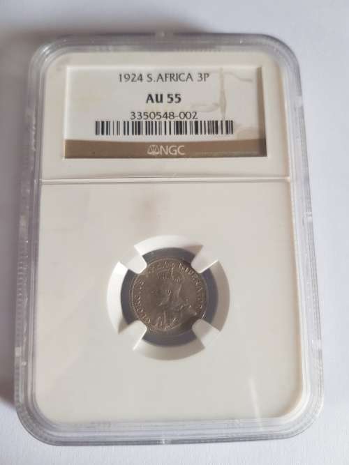 1924 S.Africa 3P AU55