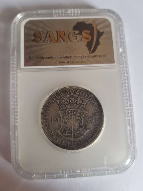 1925 S.AFRICA 2.5 SHILLINGS VF20