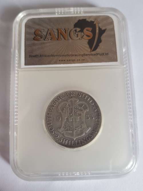 1933 S.AFRICA 2SHILLINGS F10