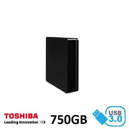 **AS NEW IN BOX** Toshiba STOR.E CANVIO 3.5 750Gb USB 3.0 black - External HDD