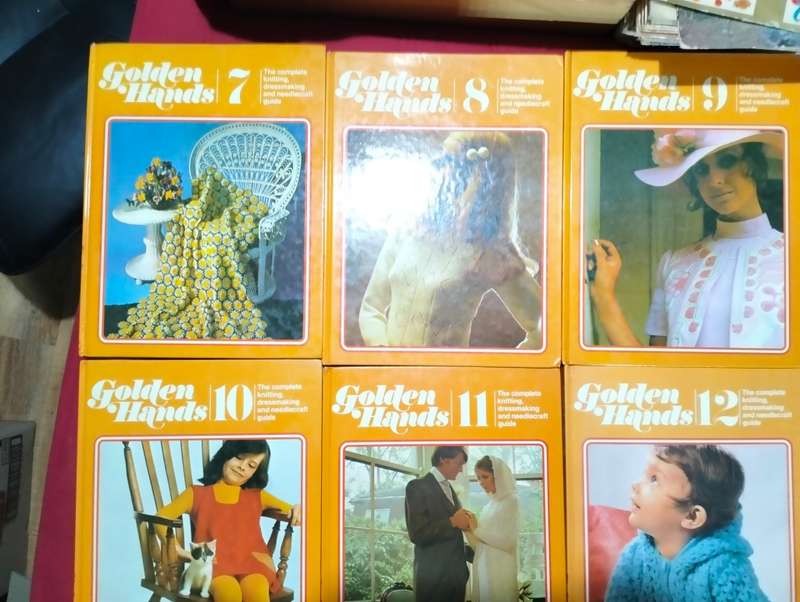 GOLDEN HANDS VOL 1-18 THE COMPLETE KNITTING, DRESSMAKING AND NEEDLECRAFT GUIDE