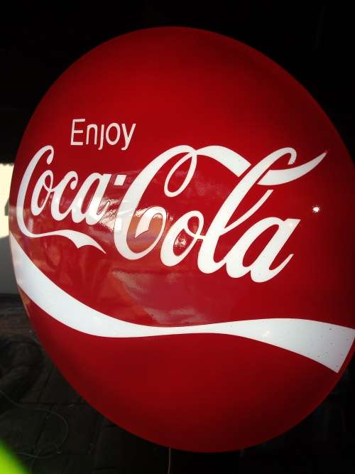 Coca Cola bar light