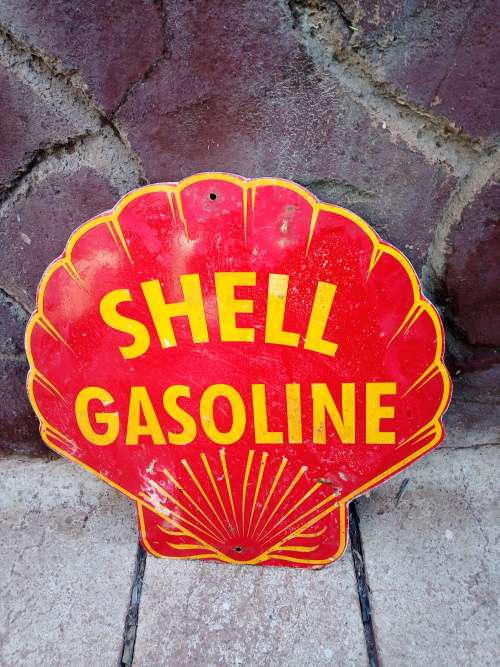 Shell gasoline acrylic sign