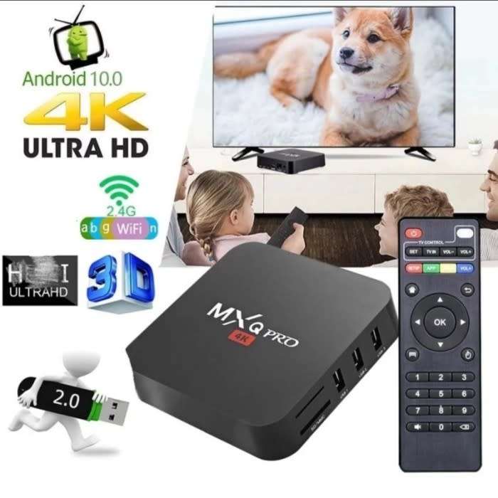 MXQ PRO Android 12 TV Box (Disney+, DSTV STREAM Netflix, Kodi Supported)