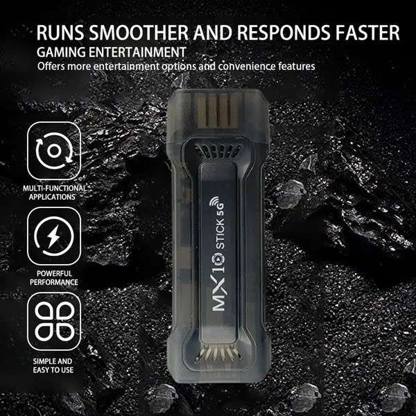 MX10 Ultra Tv Stick. 32GB, 4GB  (Disney+, YouCine, Netflix Compatible)