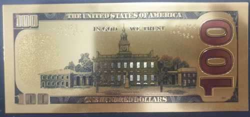 24K Gold Plated Dollars Set