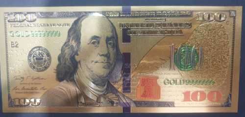 24K Gold Plated Dollars Set