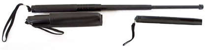 Tactical Black Extendable Baton (Foam Handle)