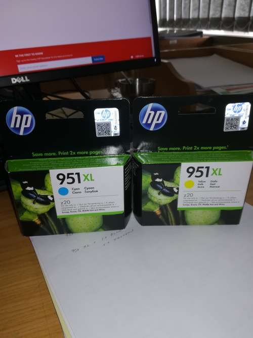 HP Printer Ink HP951XL Cyan ,Magenta,Yellow
