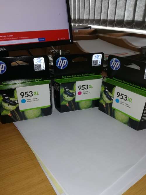HP Printer Ink HP953 XL Cyan ,Magenta,