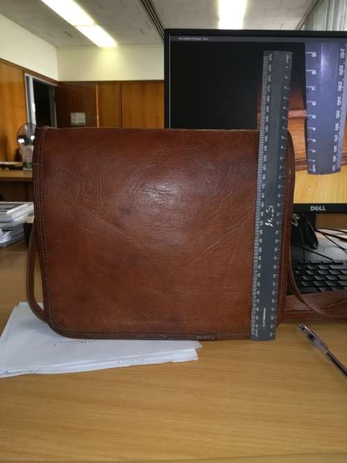 Genuine Leather Mens Messenger Bag