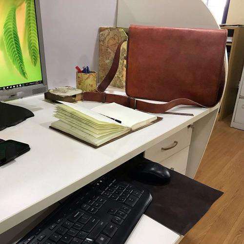 Genuine Leather Mens Messenger Bag