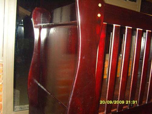 Sleigh Cot (SOLID SALIGNA ) Brand New Can Convert to Junior Sleigh Bed later