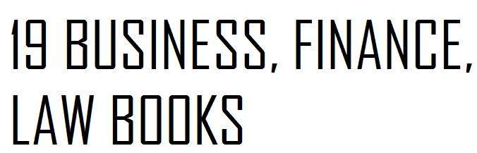 BULK AUCTION - 19 BUSINESS, FINANCE & LAW BOOKS - Bills Gates, Stephen Covey