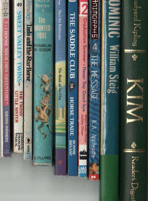 (1Junior) 10 Junior reading Books -  Animorphs, Hardy Boys, Sweet Valley, Rudyard Kipling plus