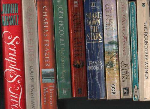 (2Romance) 10 Romance, Drama Books - Jodi Picoult, Joan Collins, Elizabeth Adler plus