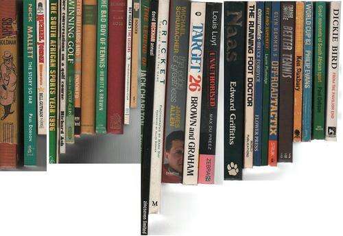 (1sport) 29 Sports books - Naas by Edward Griffiths, Golf, Tennis, Soccer, Cricket, Rugby plus