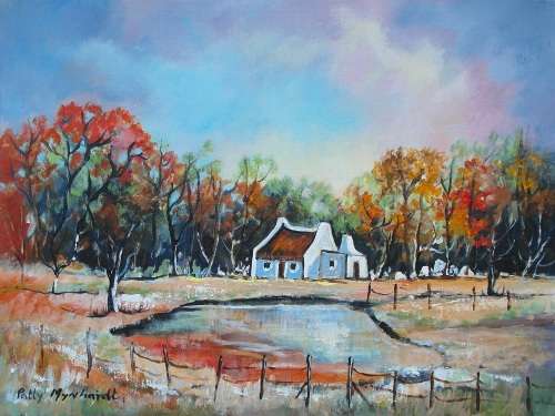 Painting by Patty Mynhardt "Forest Blue"