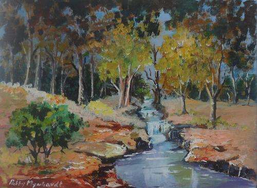 Crazy Special...!!! Acrylic Painting by Patty Mynhardt "Stream Along"