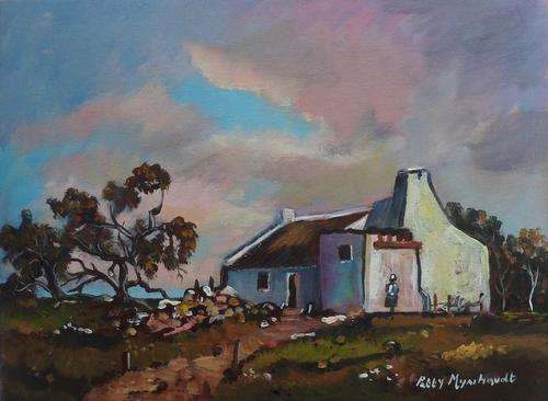 SPECIAL !!! Oil Painting by Patty Mynhardt "Evening Shadows"