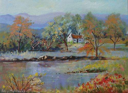 Acrylic Painting by Patty Mynhardt "Rhythm of Life"
