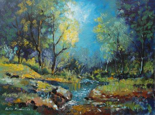 Crazy Special...Acrylic Painting by Patty Mynhardt "Back to Nature"