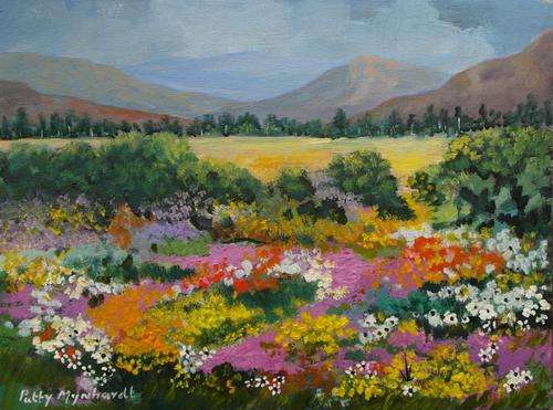 Special...Acrylic Painting by Patty Mynhardt "Blommeprag"
